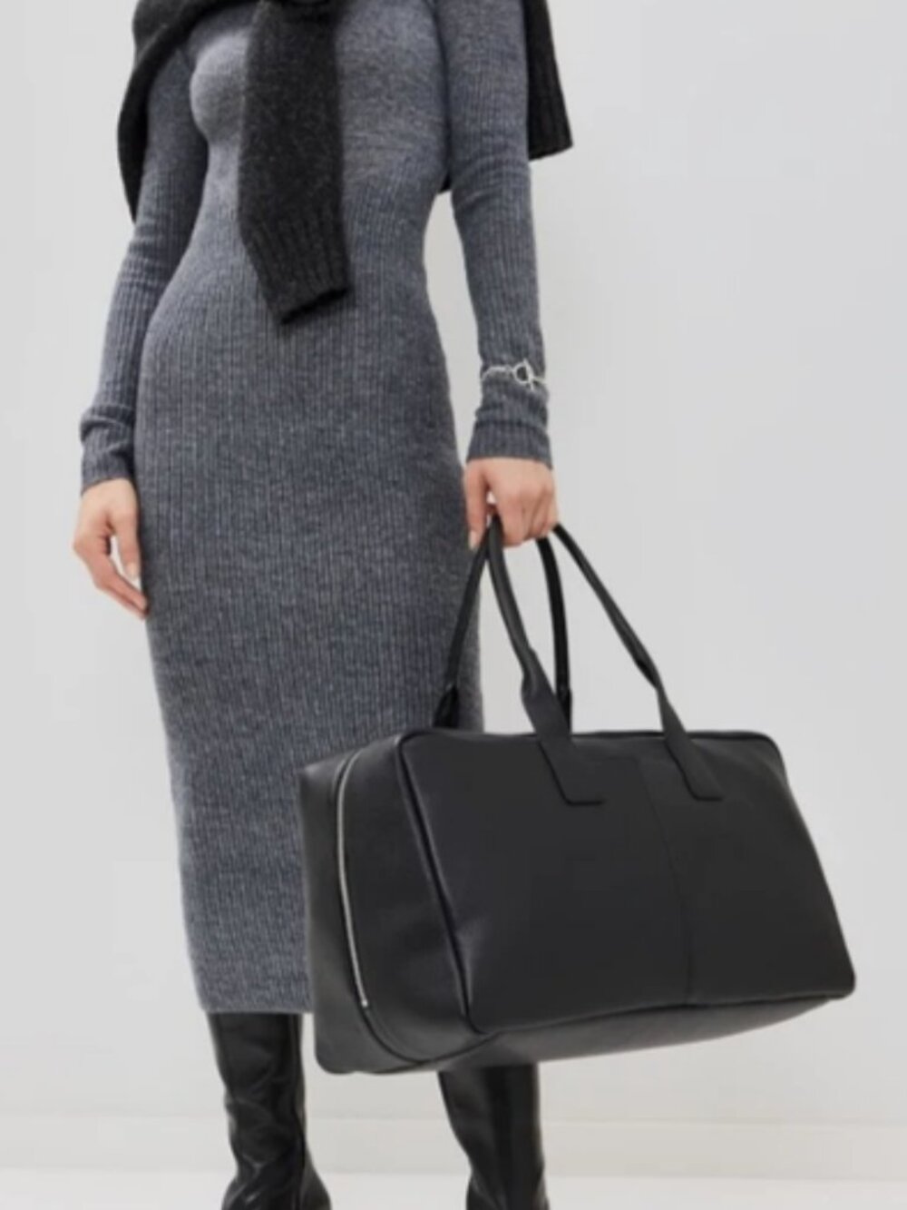 STAUD DUDE TRAVEL BAG BLACK MSRP$695 Ideal for Carry-on or Weekend Getaways